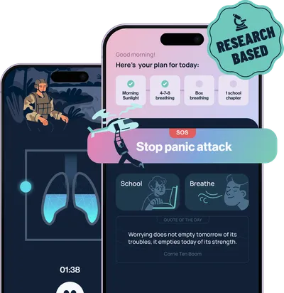 Calmer app screenshot