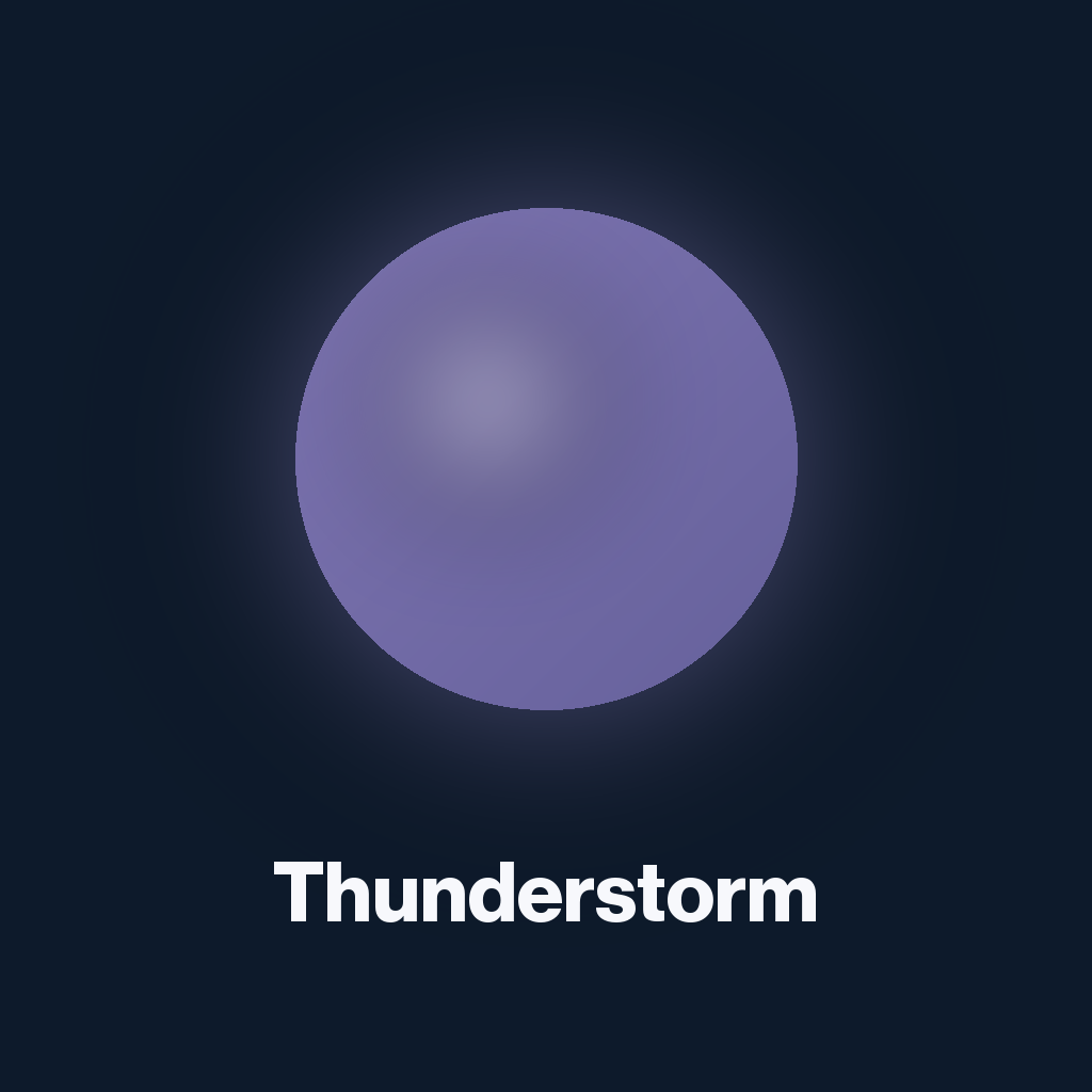 Thunderstorm cover art