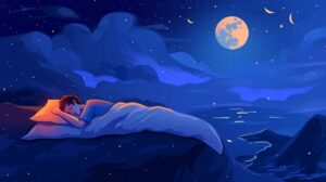 Sleeping illustration