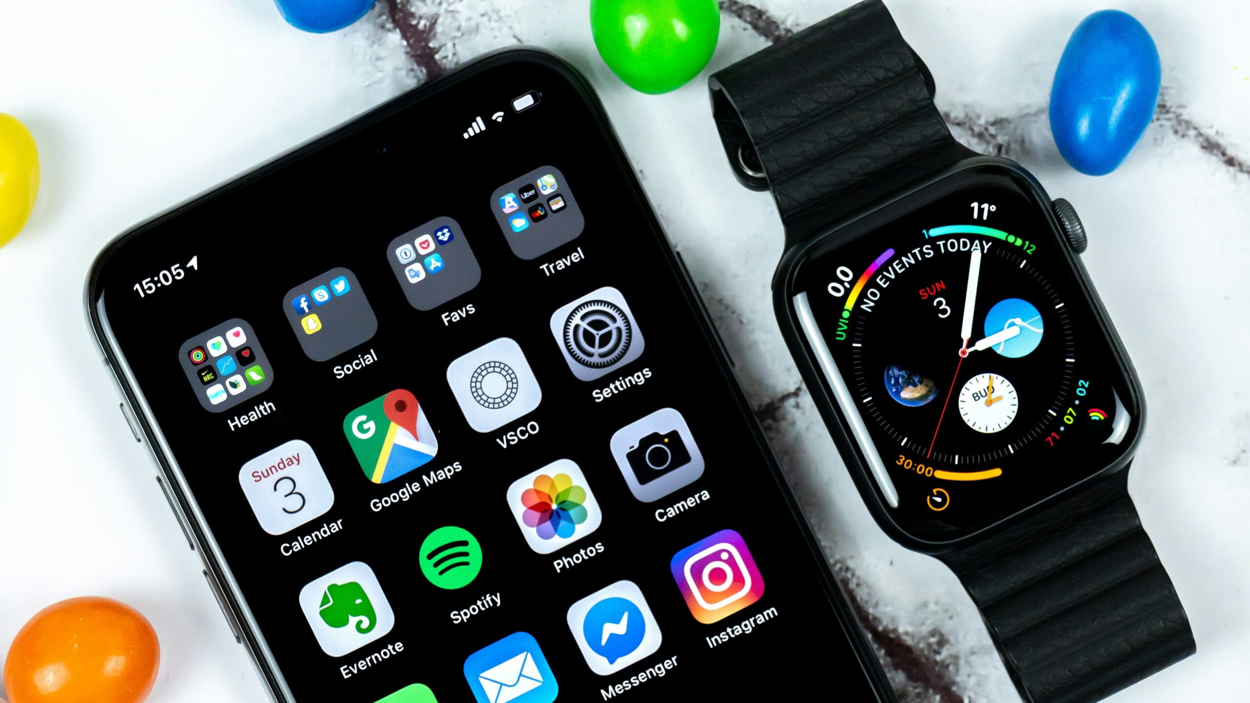 Mobile phone and a smartwatch device